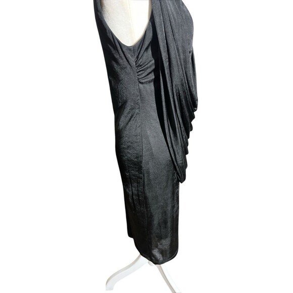 NWT SL Fashion Black drape Women's Y2K Grunge Goth Sz 6 - Picture 5 of 10